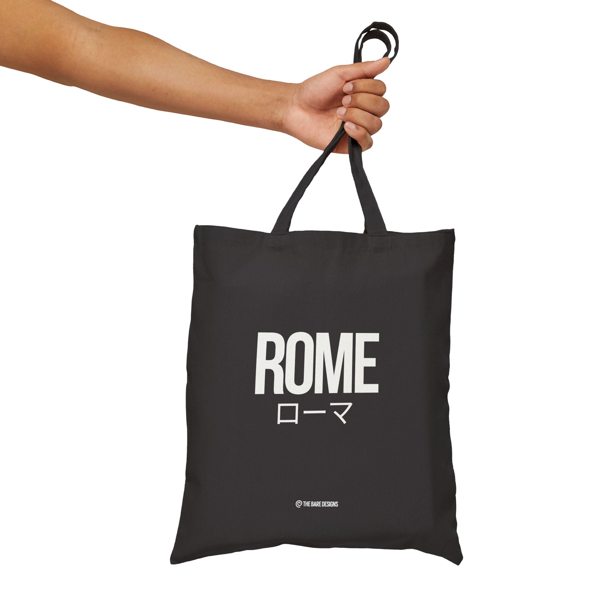 Rome Black Tote Bag
