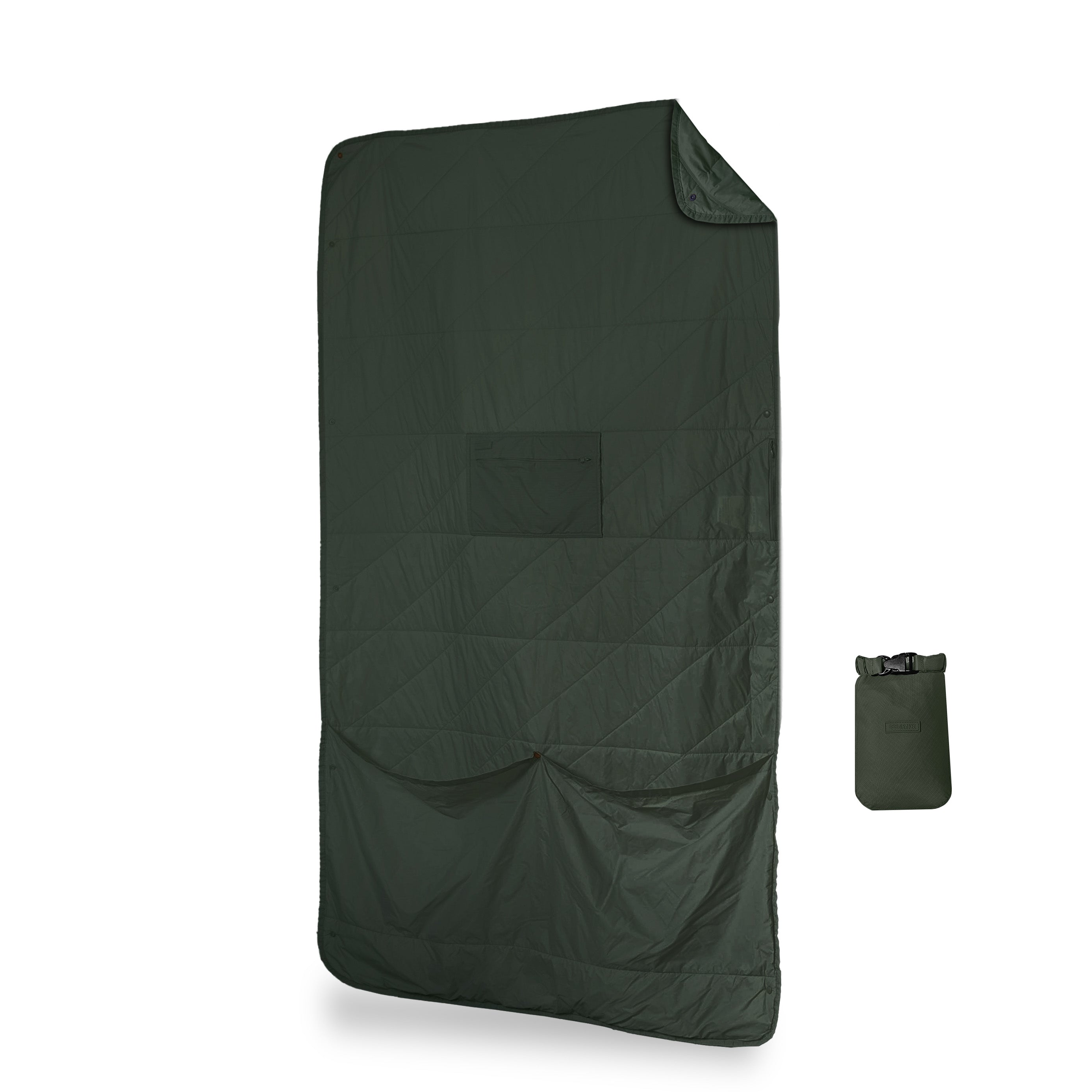Layover Travel Blanket - Packable & Puffy | Spruce