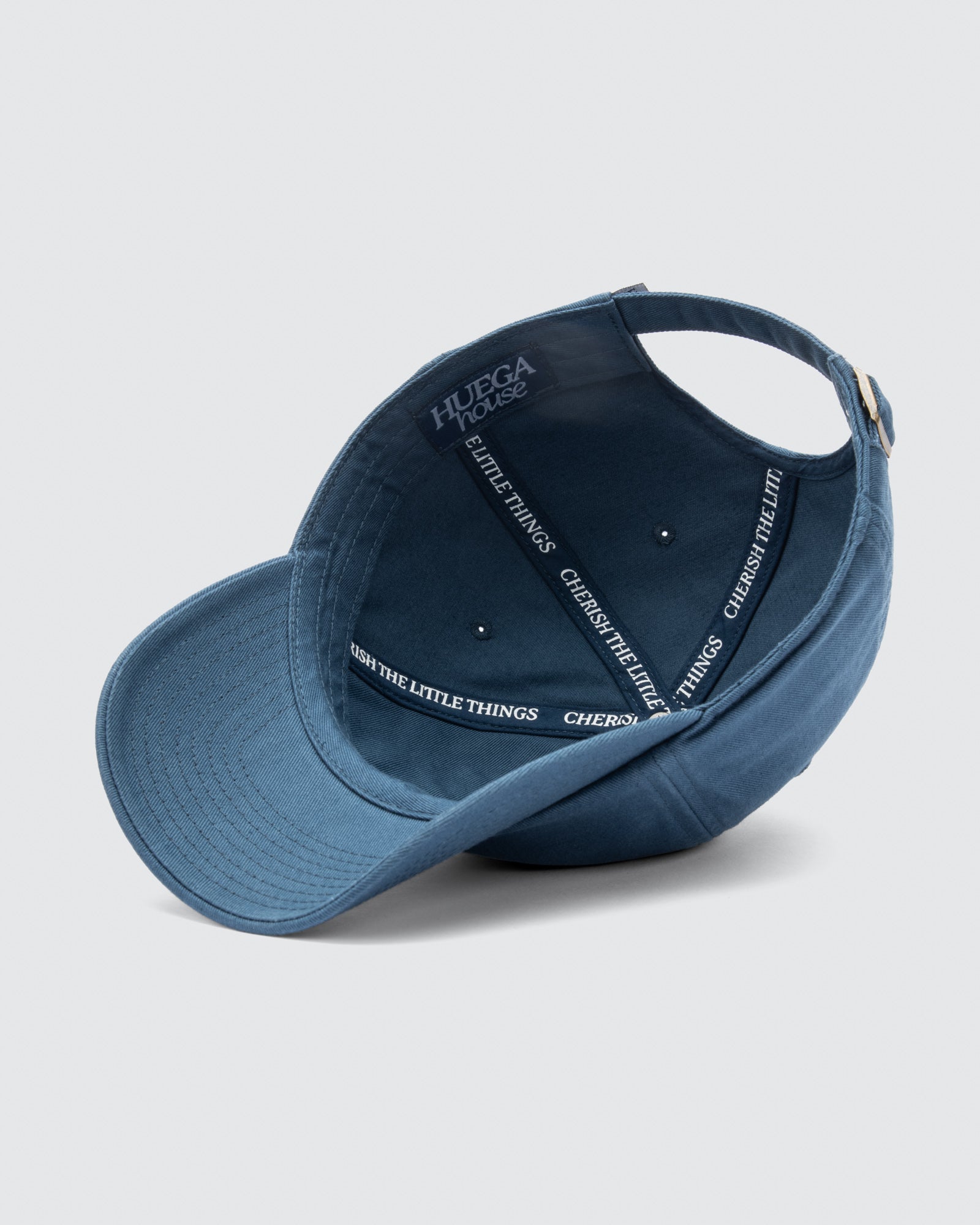 Varsity | Washed Slate Blue Cap by Huega House