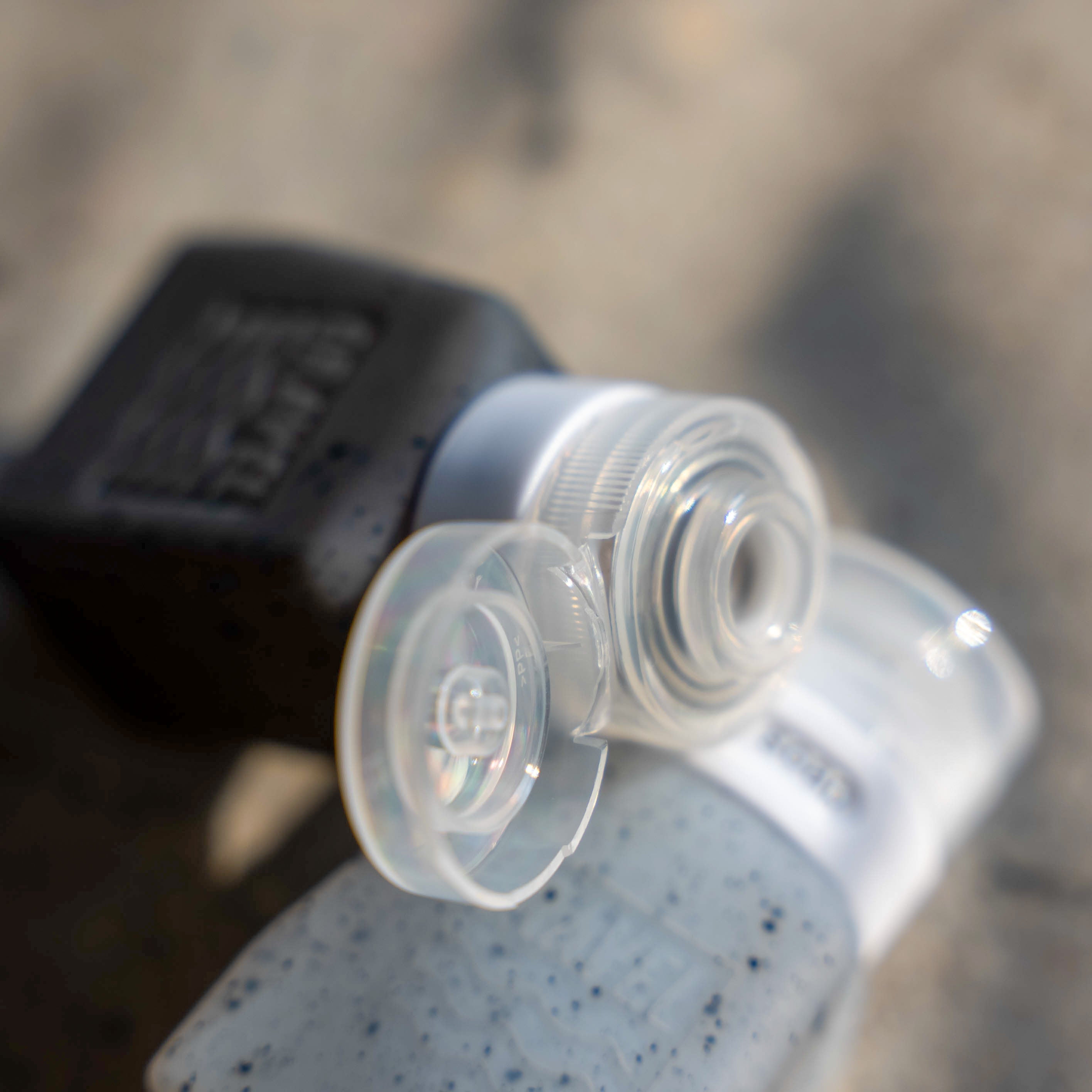 Travel Bottles For Liquids (2-Pack) | Clear & Gray