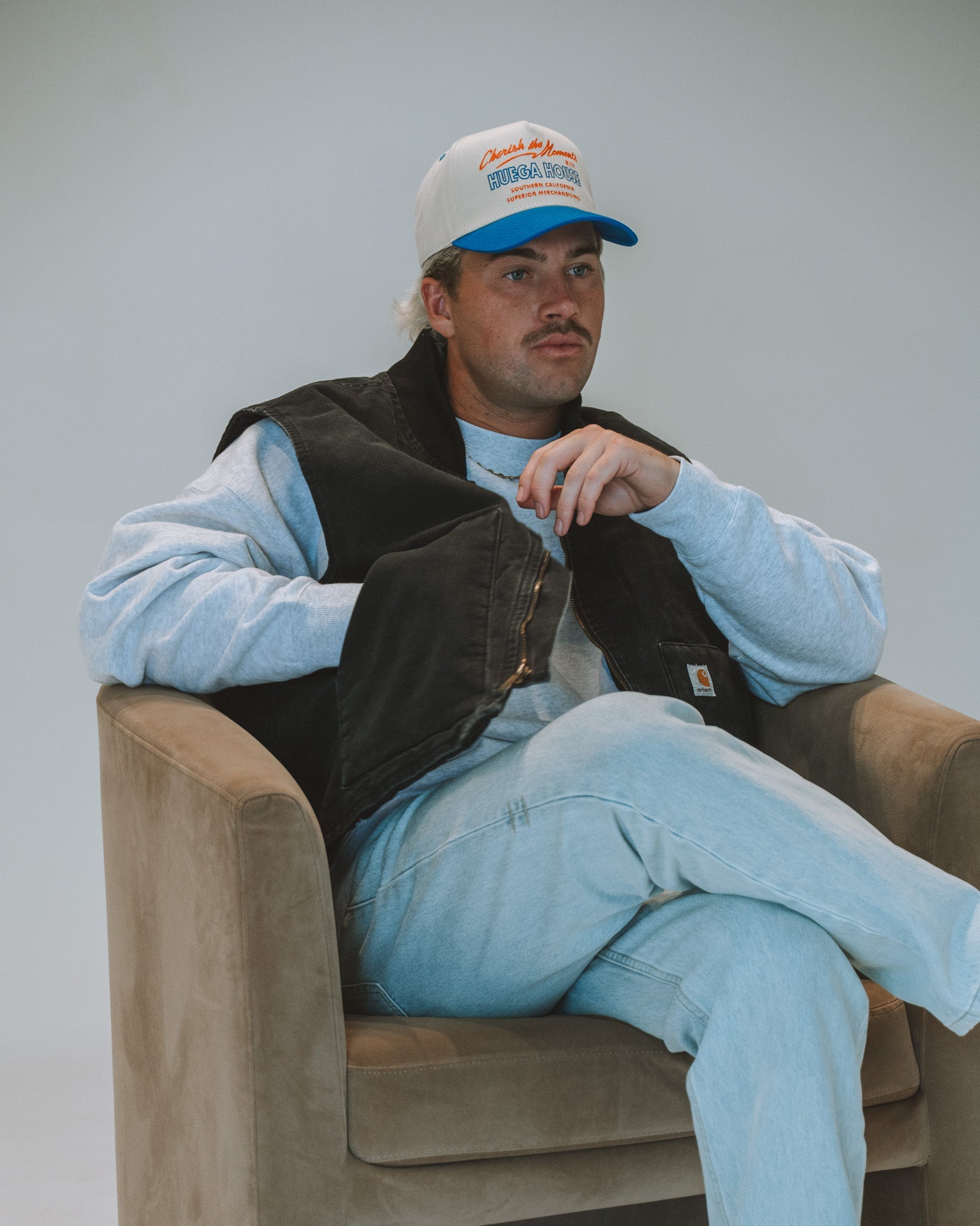 Moments - Huega House Vintage inspired Cap | Blue & Natural