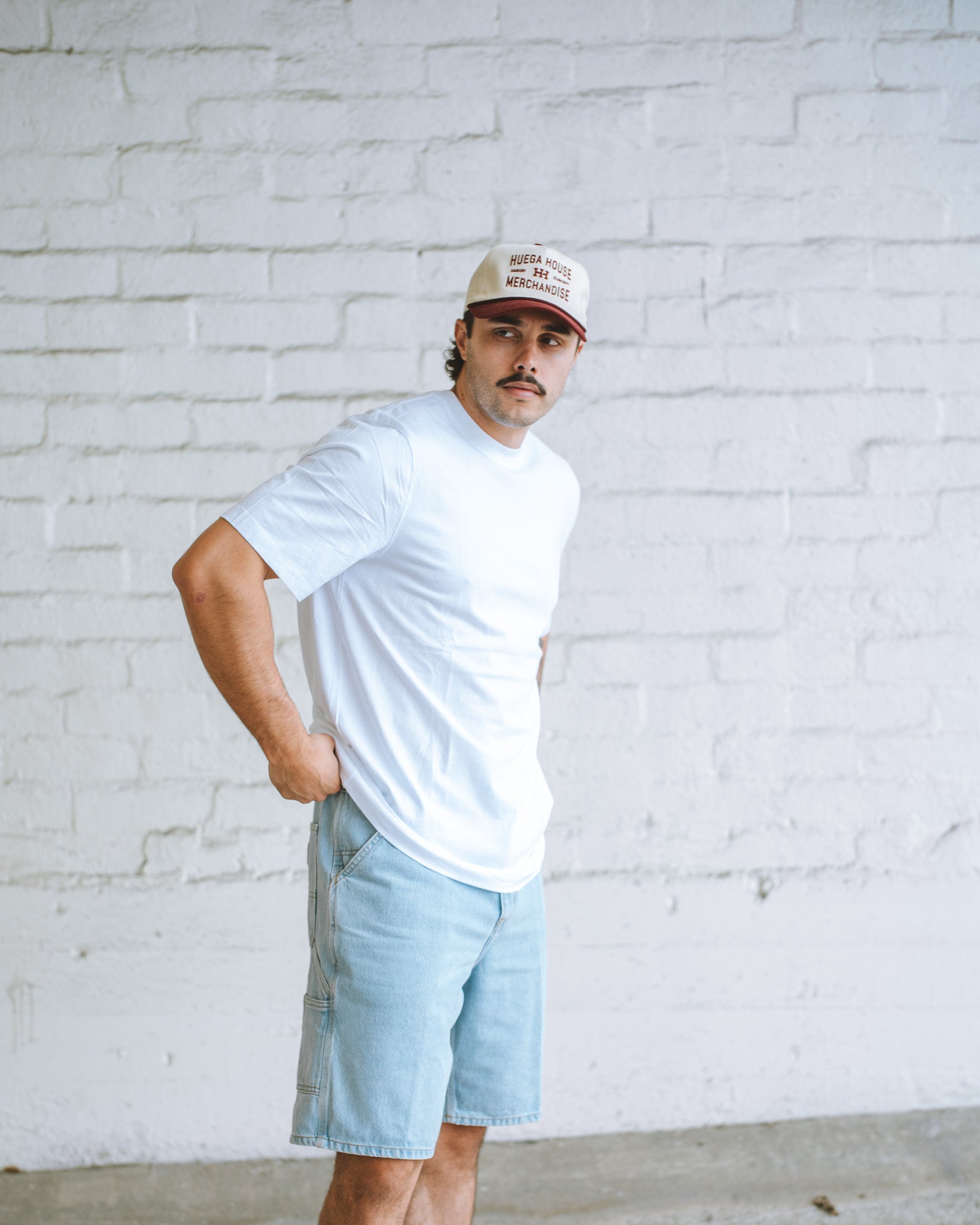 Range | Maroon & Natural Hat by Huega House
