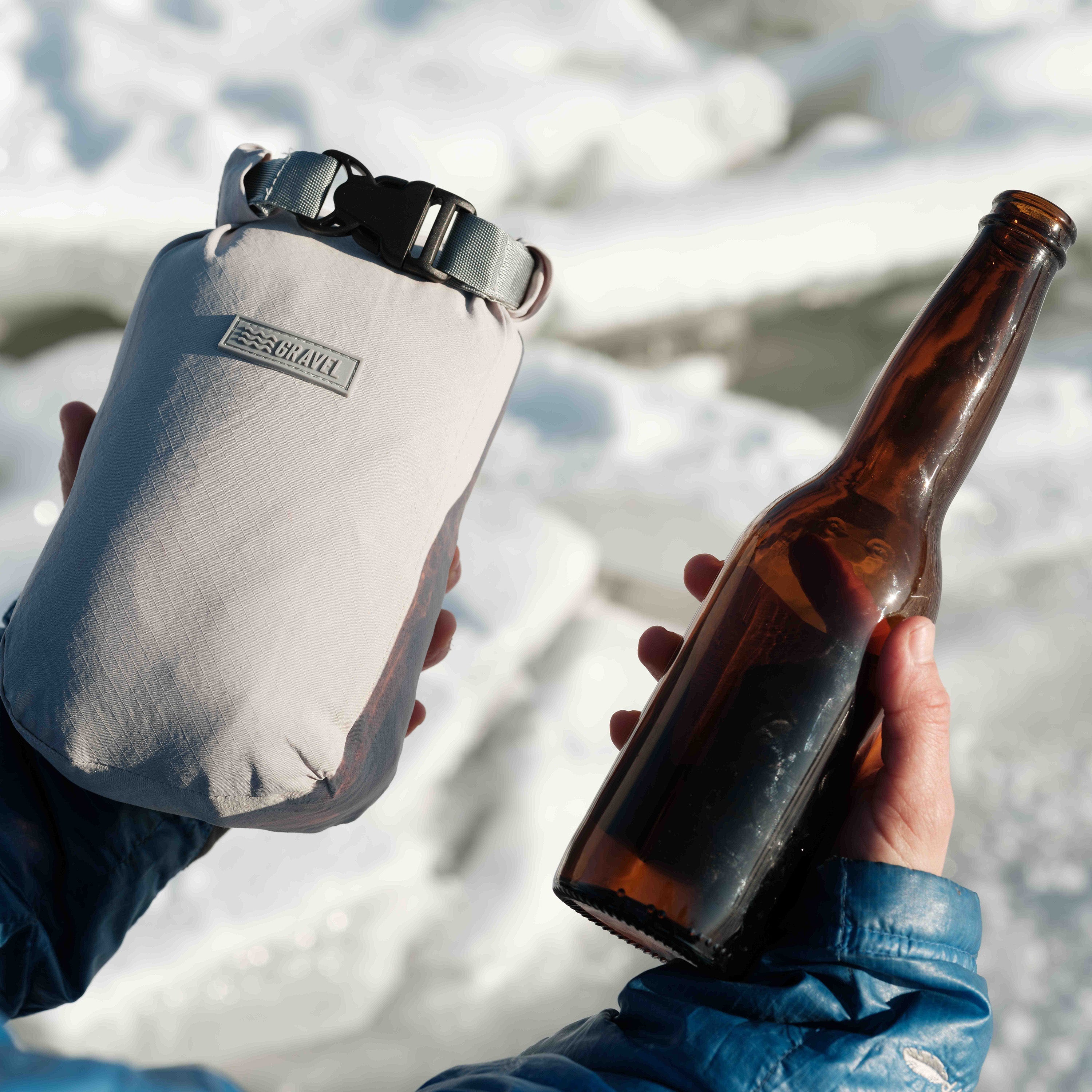 Layover Travel Blanket - Packable & Puffy | Gray
