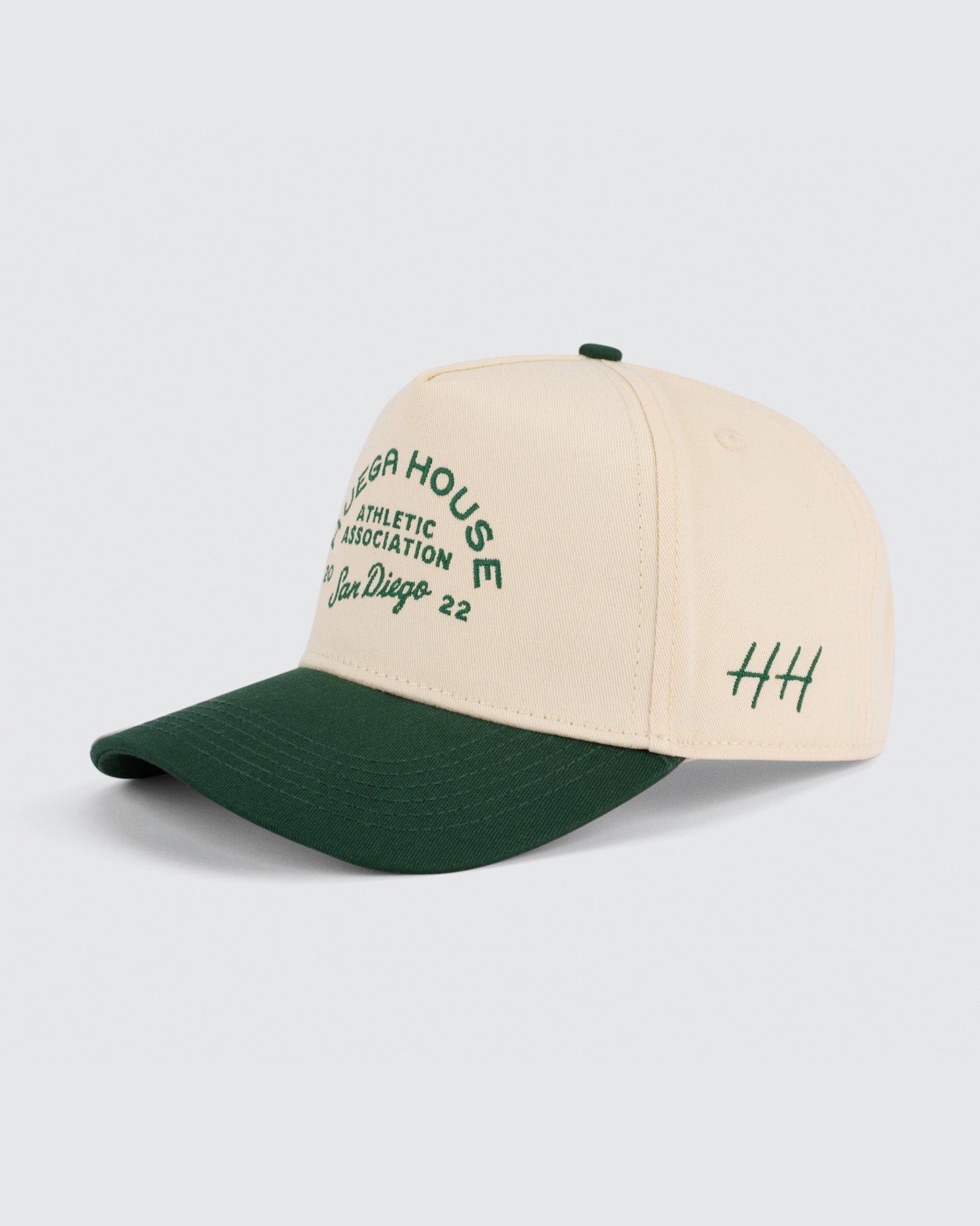 Athletic Association | Green & Natural Hat by Huega House