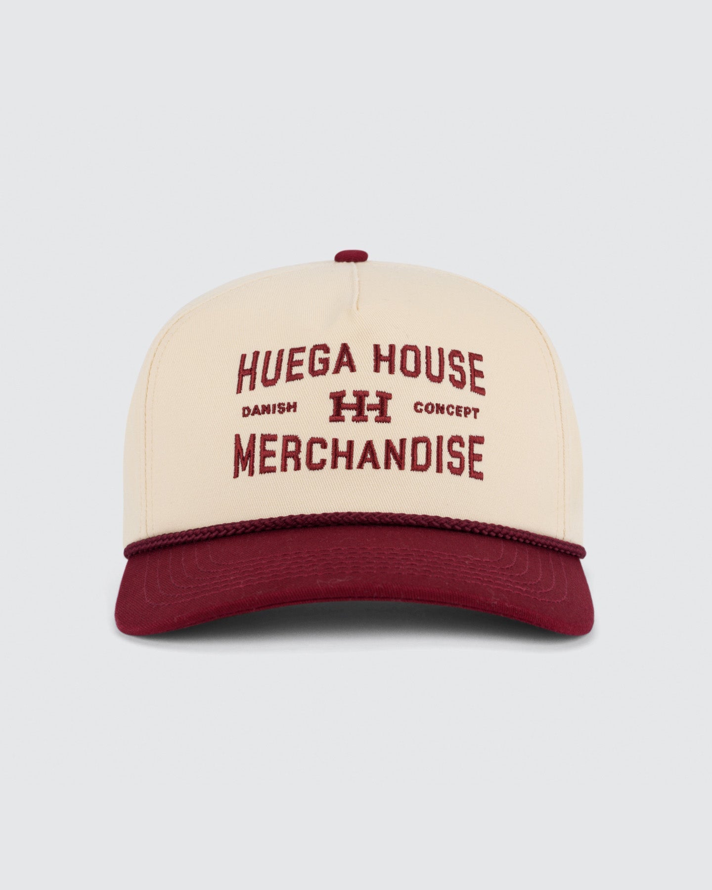 Range | Maroon & Natural Hat by Huega House