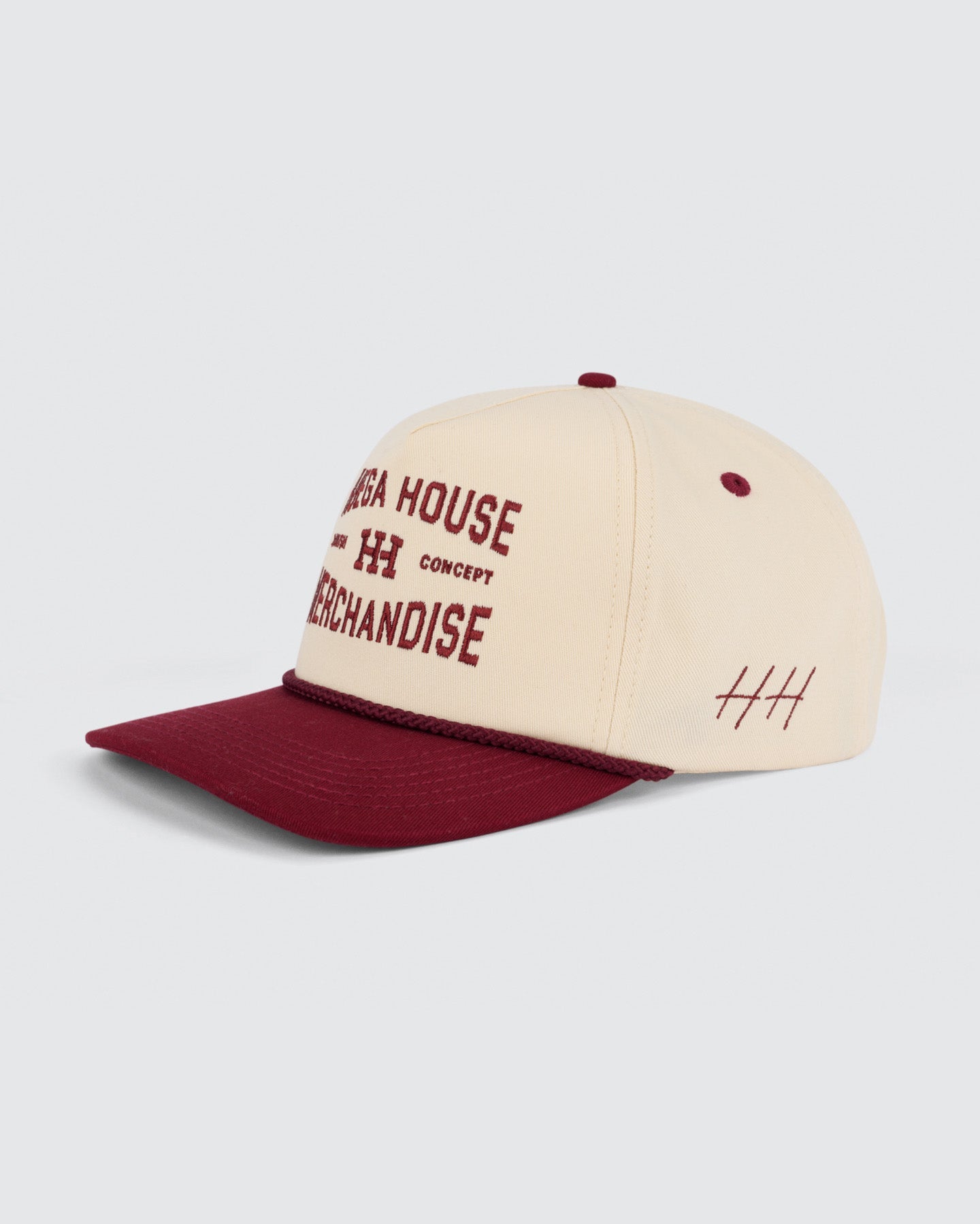 Range | Maroon & Natural Hat by Huega House