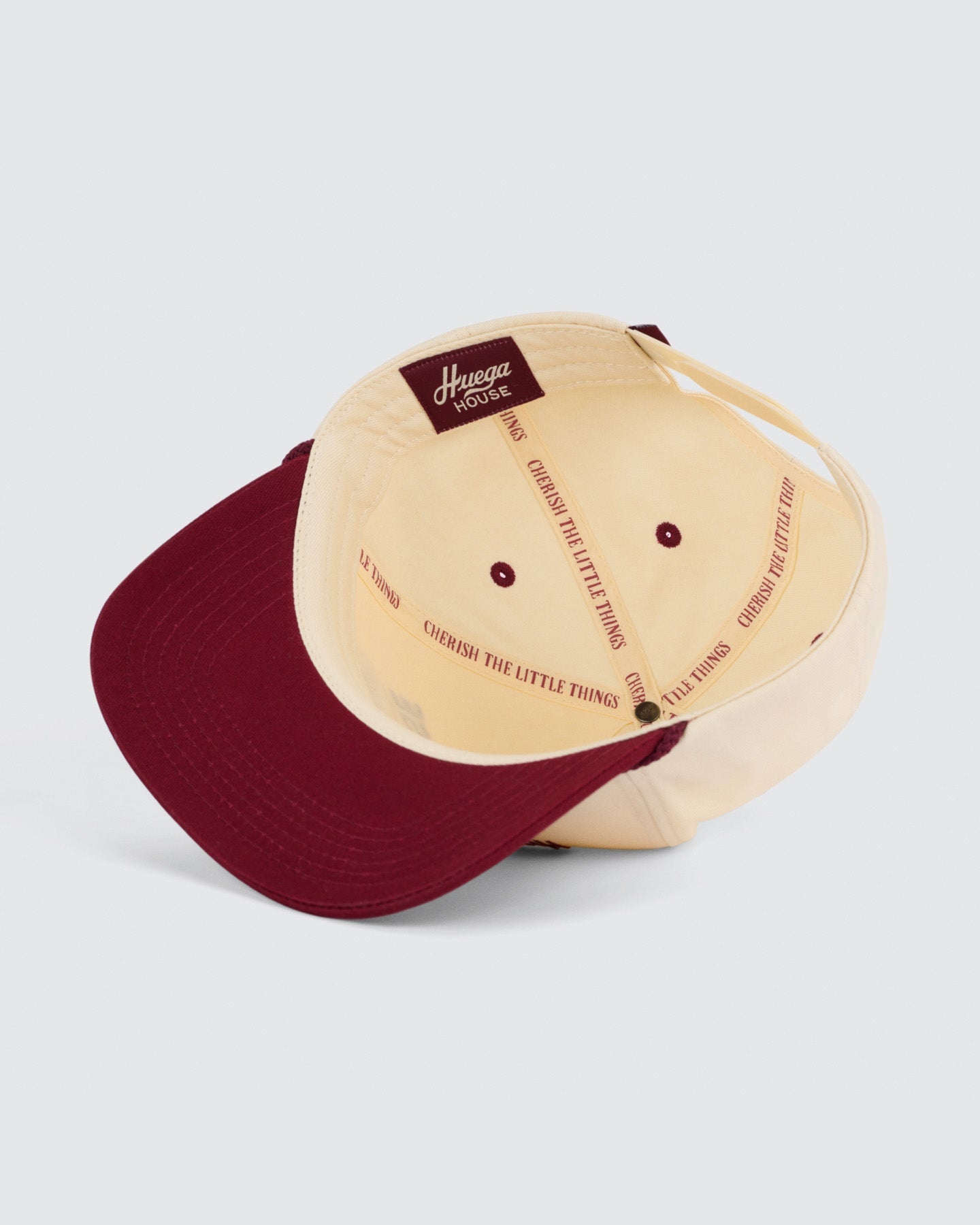 Range | Maroon & Natural Hat by Huega House