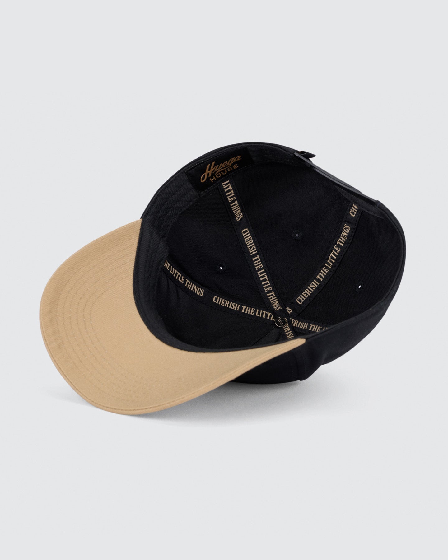 Vintage Swan | Khaki & Black Hat by Huega House