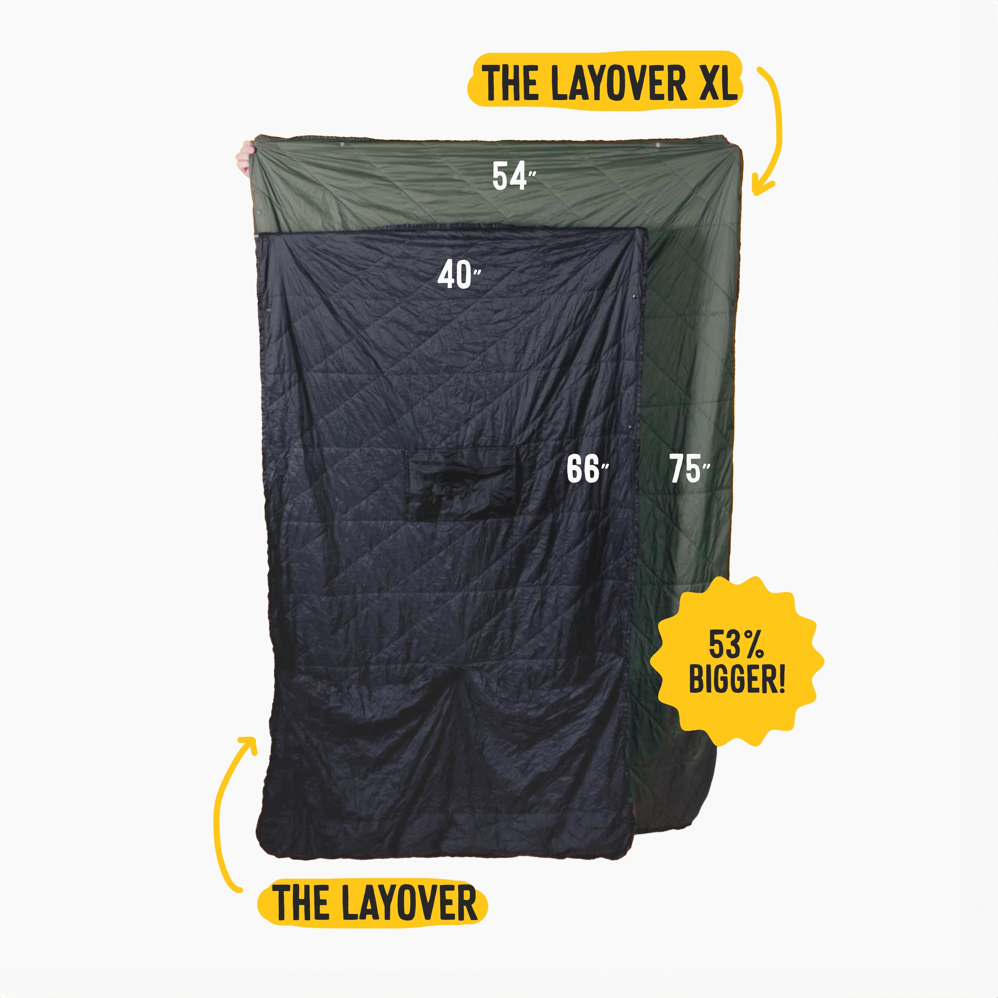 Layover Travel Blanket - Packable & Puffy | Gray
