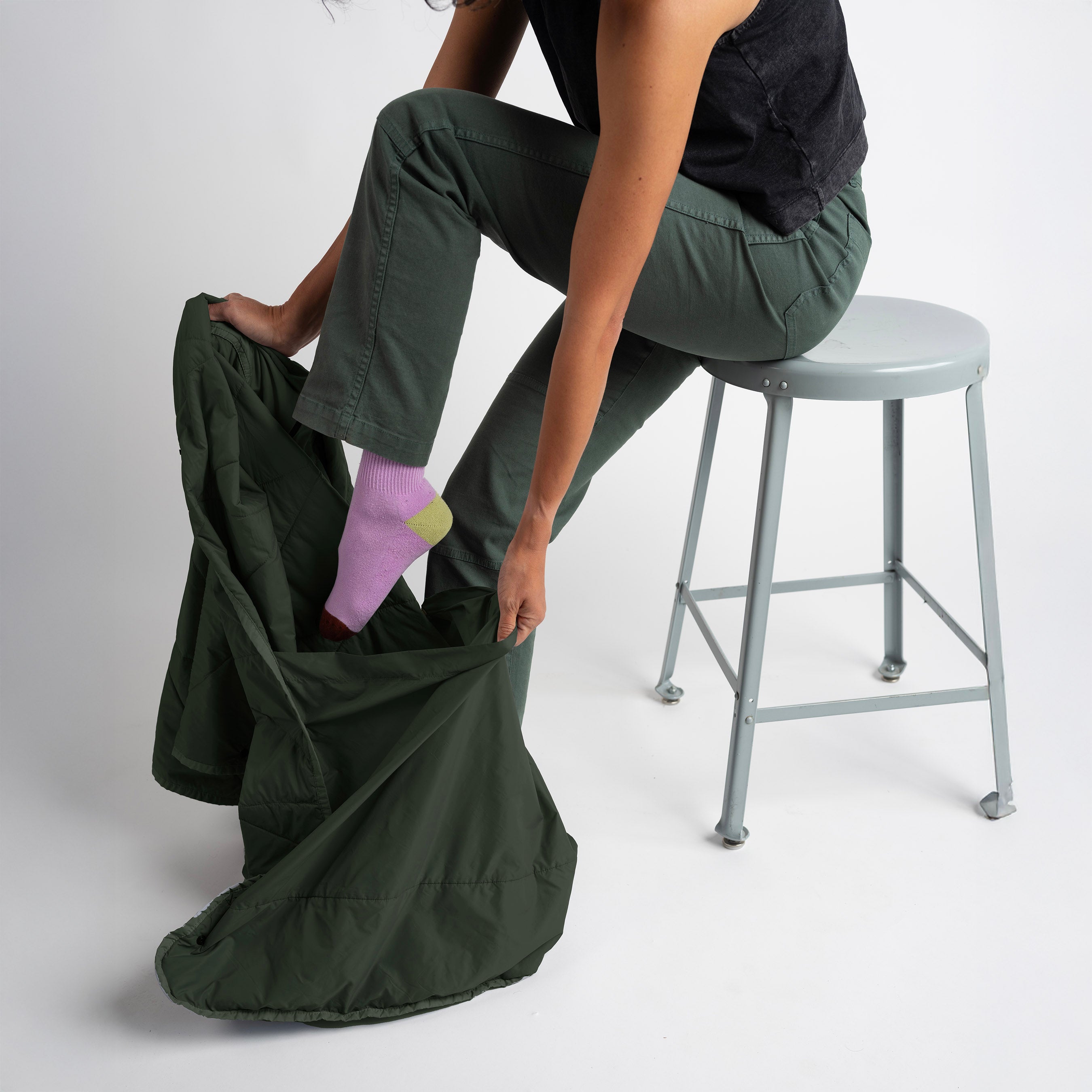 The Layover XL Travel Blanket - Packable & Puffy | Spruce
