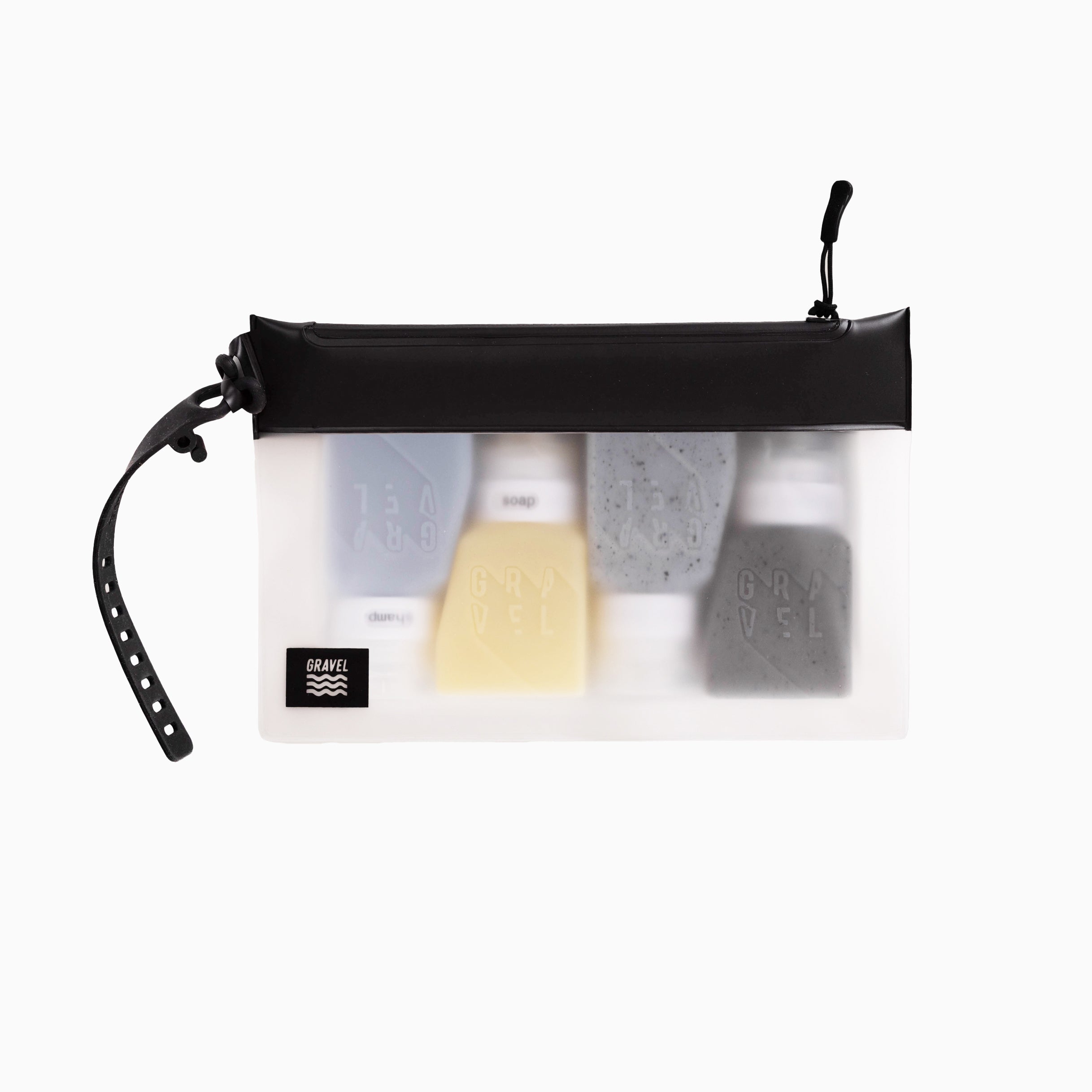 Travel Essentials Set | Shower Bag & 4 Travel Sized Bottles TSA Approved