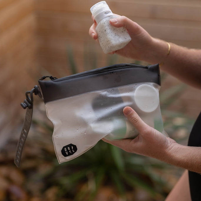 The Travel Pouch | 3-1-1 TSA Compliant Shower Bag
