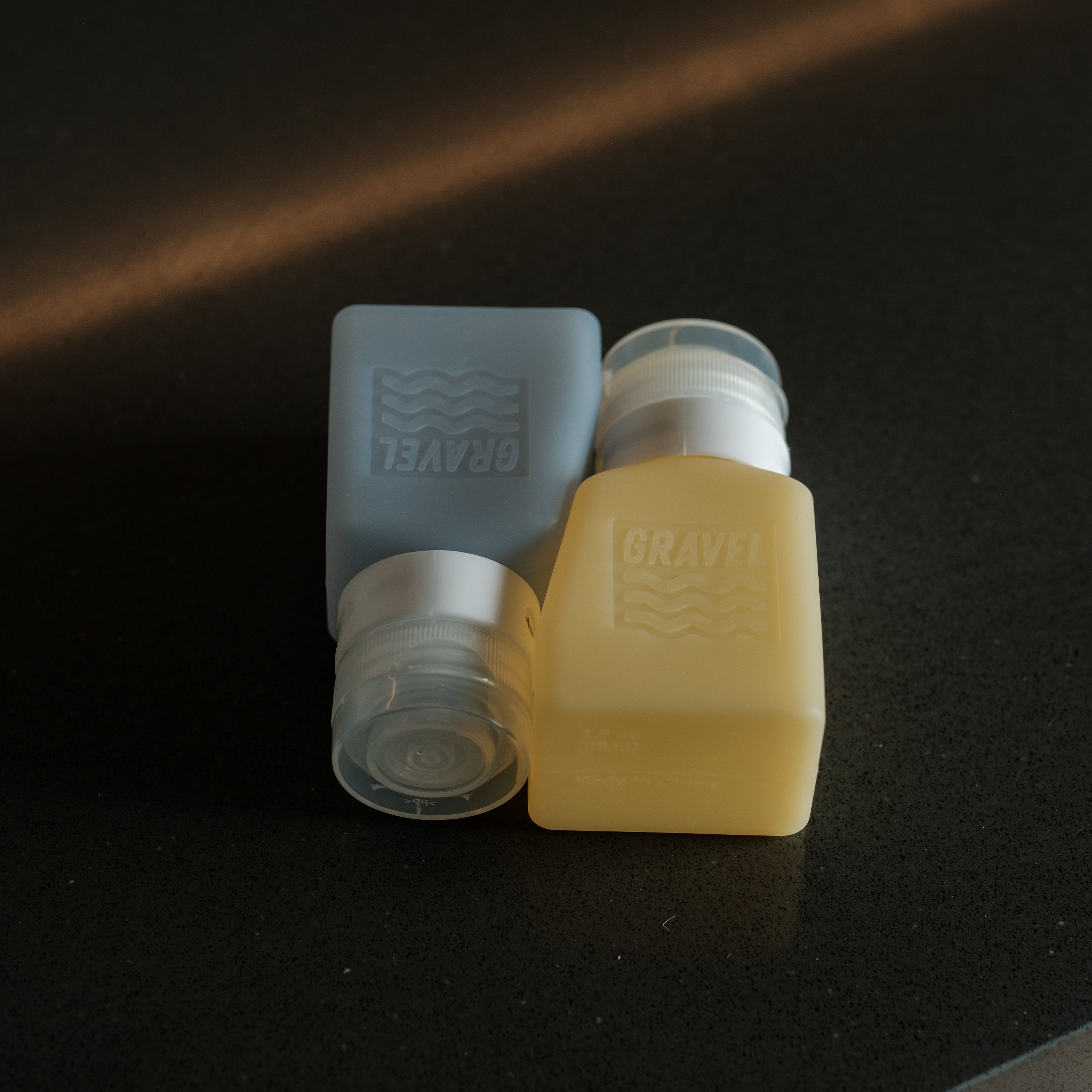 Travel Bottles For Liquids 3oz (89 ml) (2-Pack) | Honey & Glacier