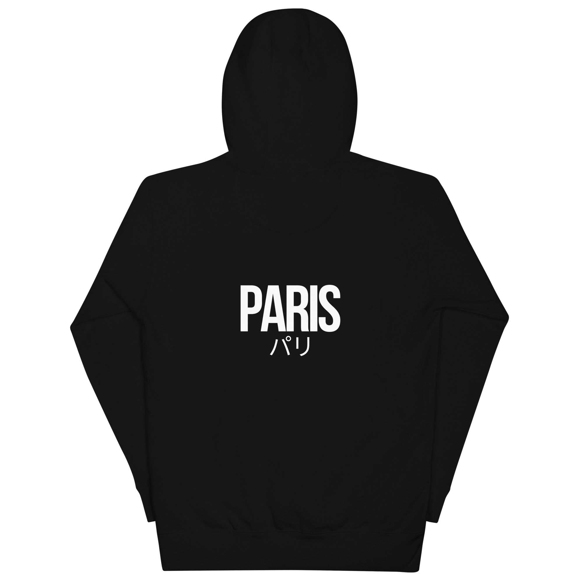 PARIS パリ Black Hoodie