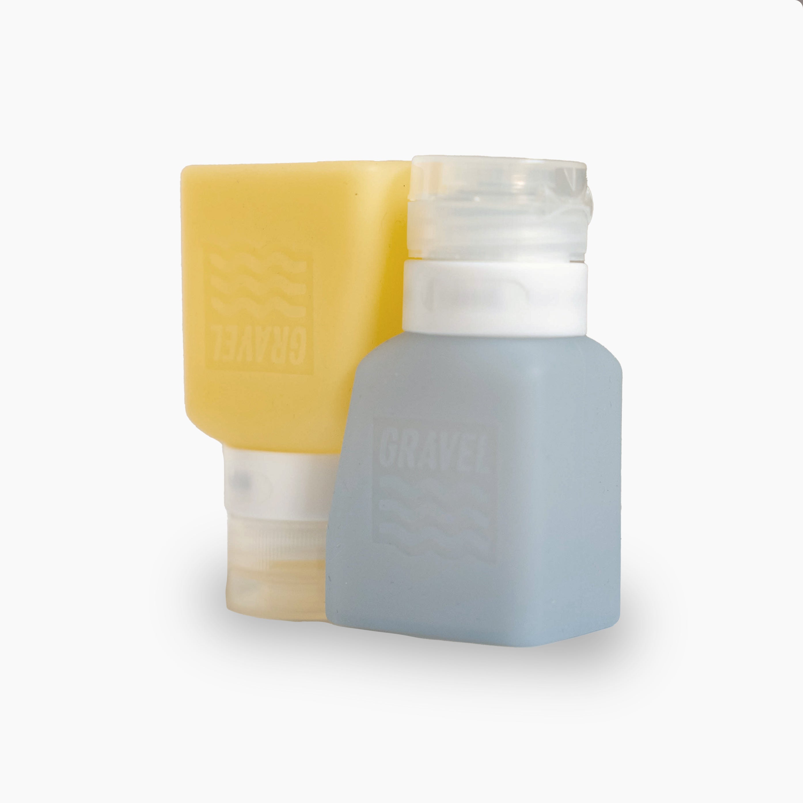 Travel Bottles For Liquids 3oz (89 ml) (2-Pack) | Honey & Glacier